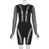 Mesh See Through One Piece Bodycon eprolo