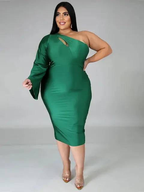 Plus Size Long Sleeve Dress  Bodycon Dress eprolo