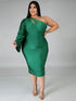 Plus Size Long Sleeve Dress  Bodycon Dress eprolo