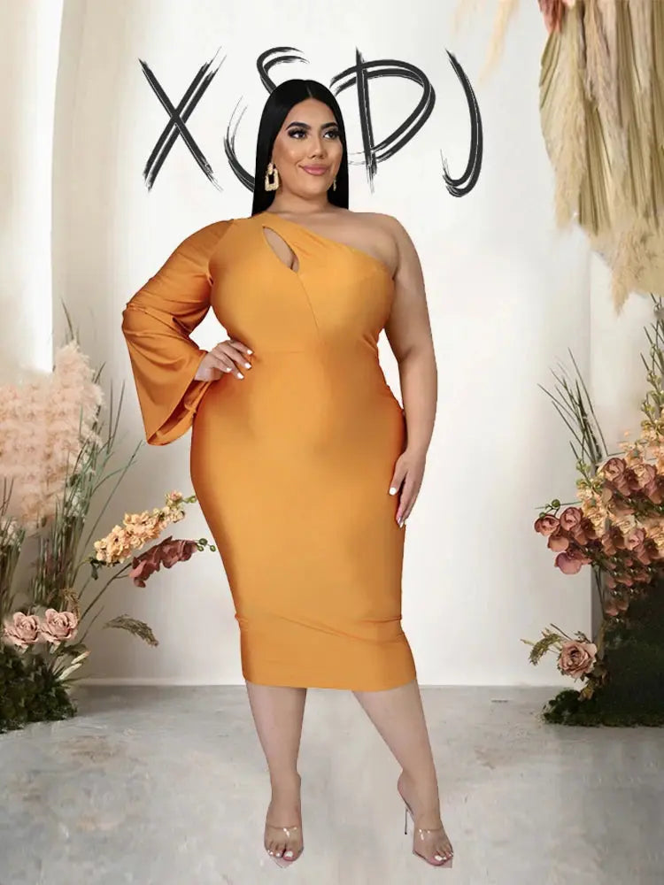 Plus Size Long Sleeve Dress  Bodycon Dress eprolo