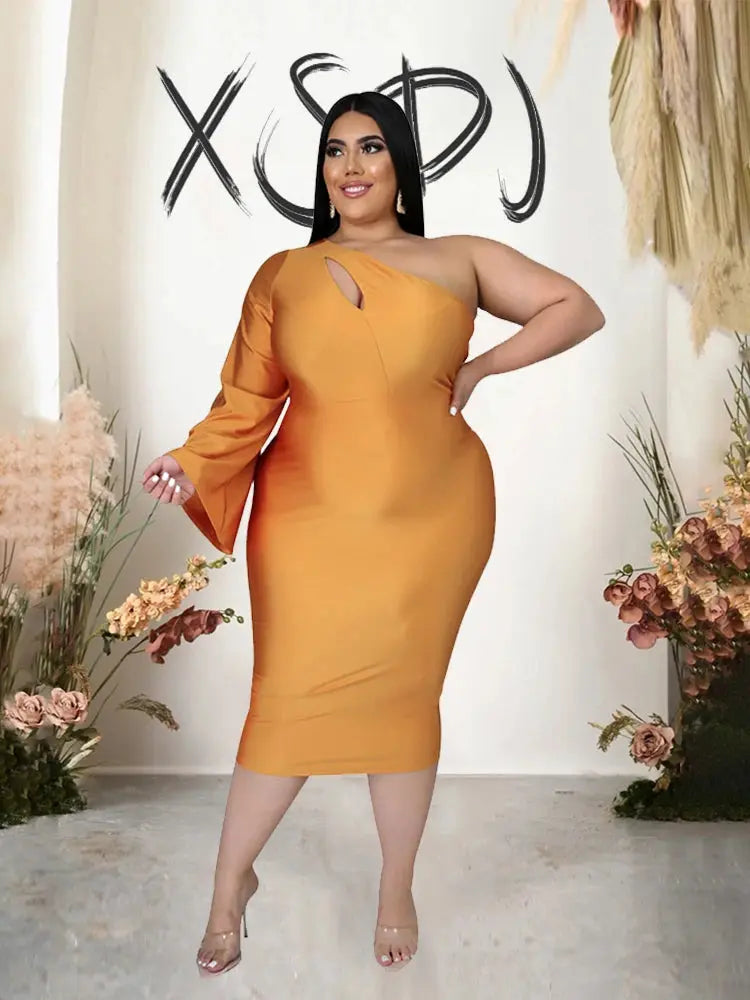 Plus Size Long Sleeve Dress  Bodycon Dress eprolo