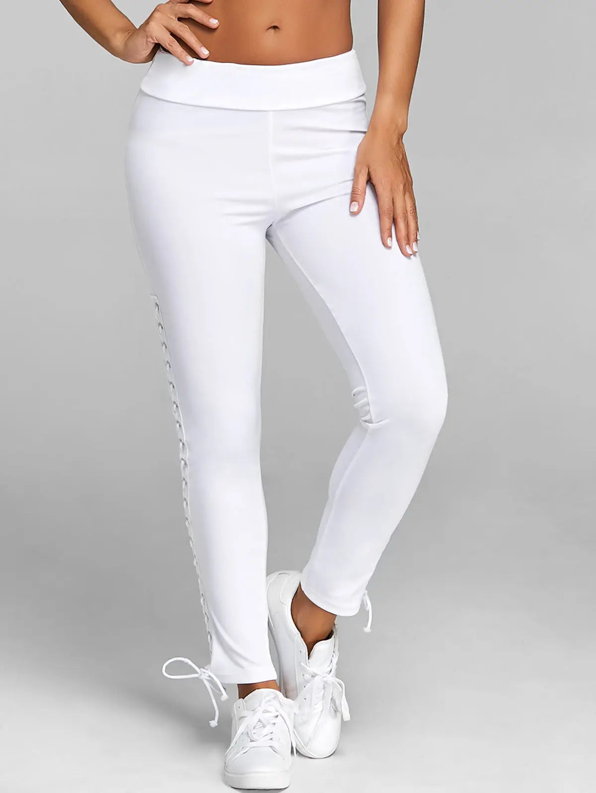 Lace Up Leggings with Grommet eprolo