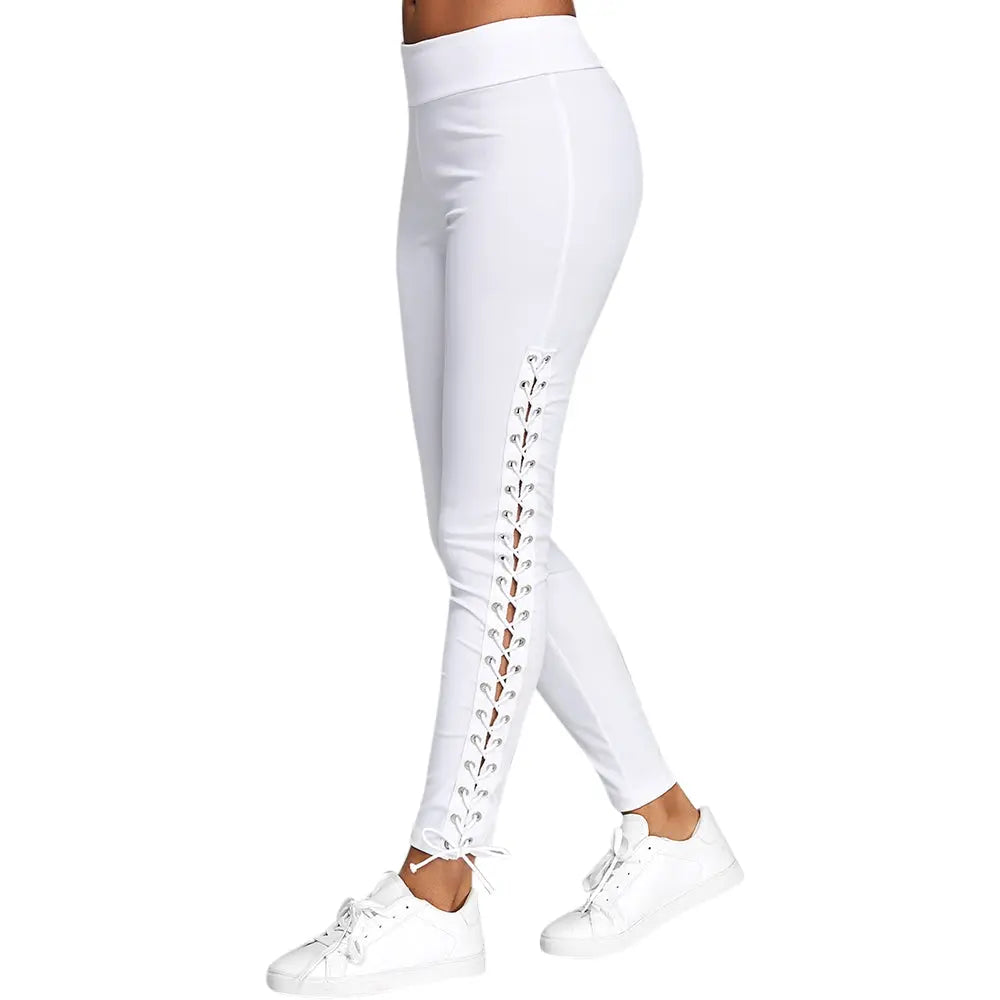 Lace Up Leggings with Grommet eprolo