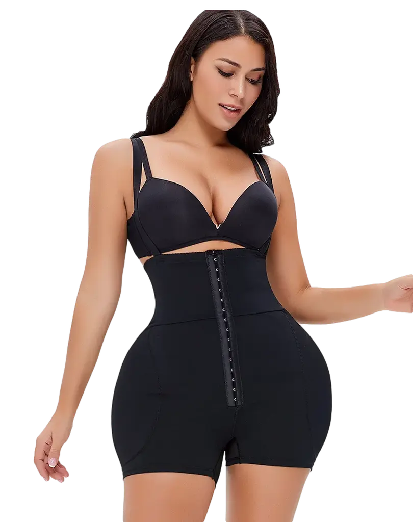 Fajas Padded Mesh Fabric Women&