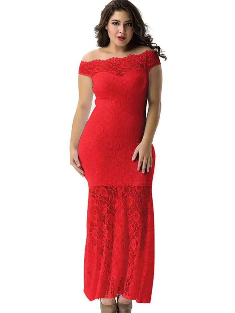 Bardot Plus Size Fishtail Maxi Dress Angelassensations