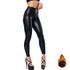 Everbellus Women Sexy Faux Leather Leggings eprolo