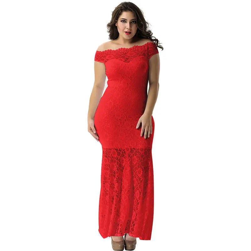 Bardot Plus Size Fishtail Maxi Dress Angelassensations