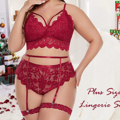 Plus Size Floral Lingerie Angelassensations